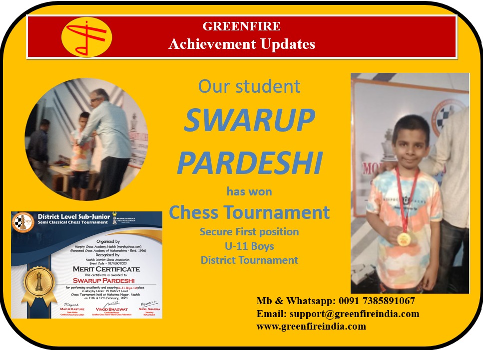 Photo of Swarup's achievements